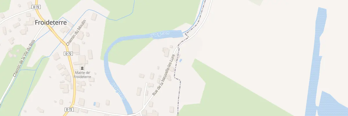 Plan du 9 Rte de la Neuvelle à Froideterre