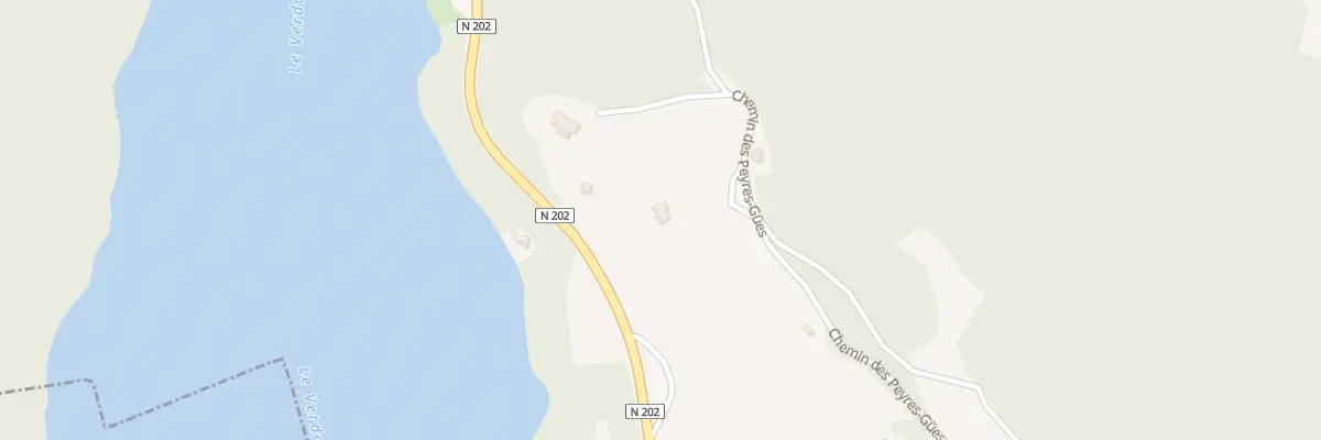 Plan du 291 Che des Peyres-Gües à Saint-Julien-du-Verdon