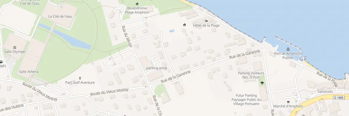 Plan du 170D Rue de la Garenne à Publier