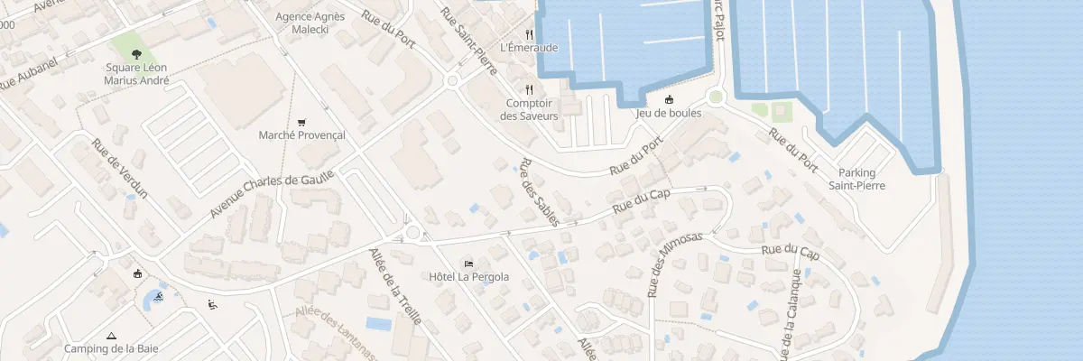 Plan du 50 Rue des Sables à Cavalaire-sur-Mer