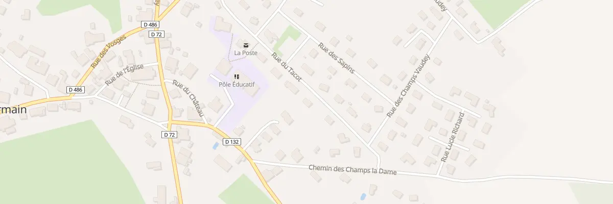 Plan du 14 Rue du Tacot à Saint-Germain