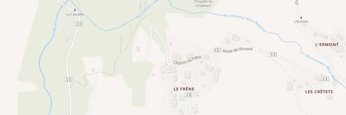 Plan du 199 Che du Frêne à Bellevaux