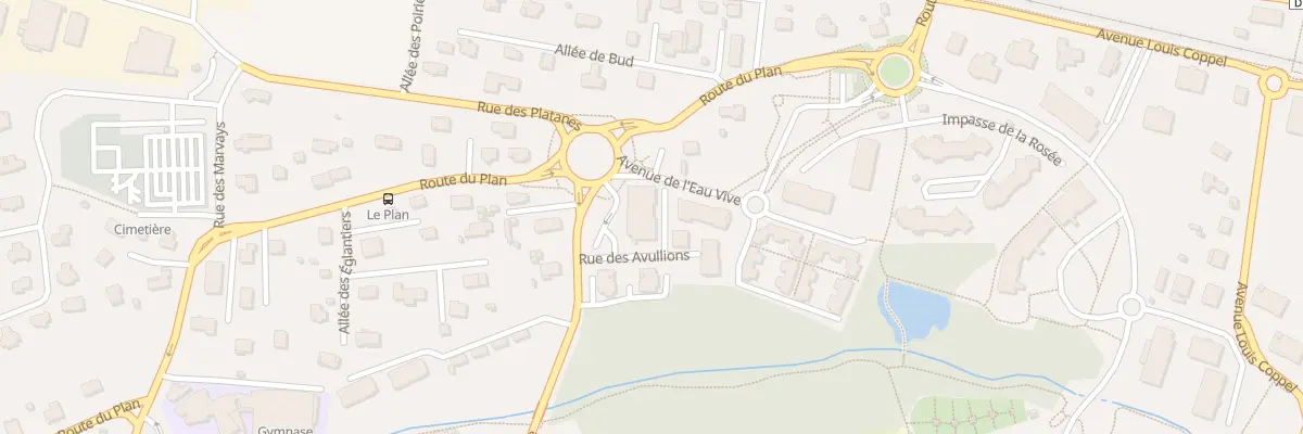 Plan du 23 Rue de la Poste à Thyez