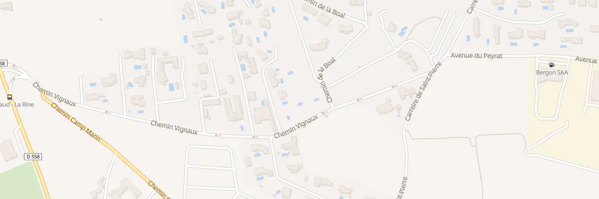 Plan du 11107 Che de la Boal à Grimaud