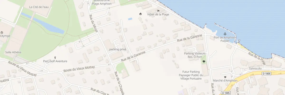 Plan du 230 Rue de la Garenne à Publier