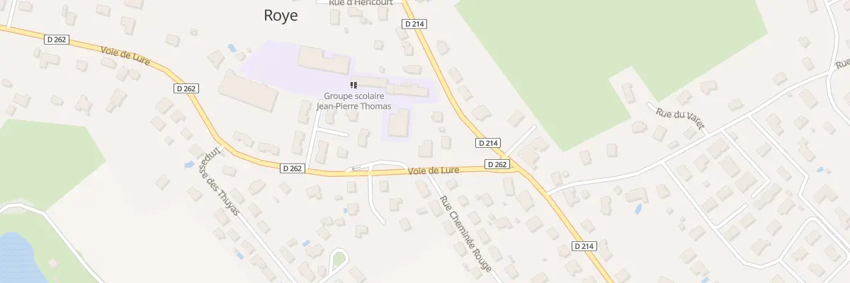 Plan du 2A Rue Voie de Lure à Roye