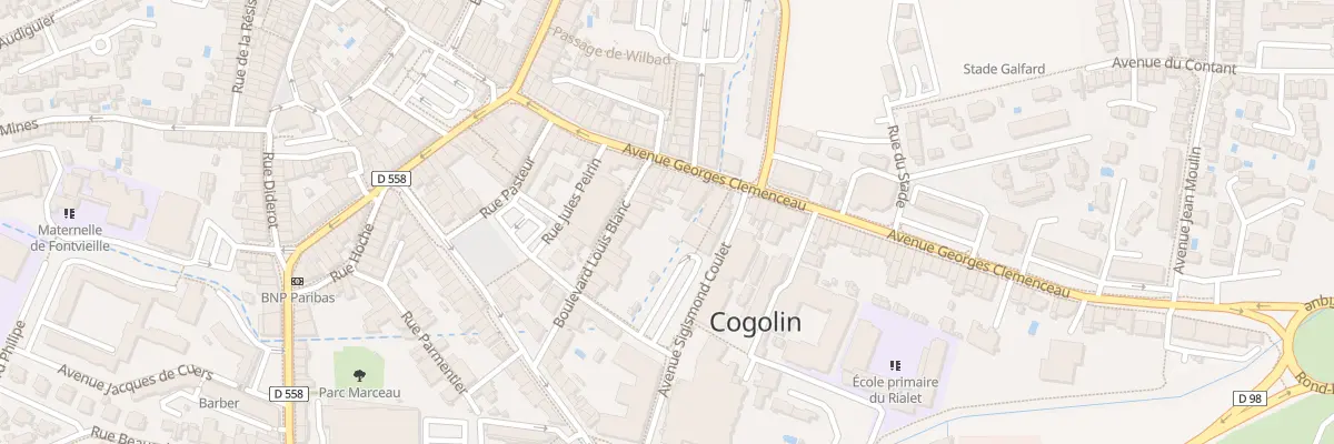 Plan du 3B Bd Louis Blanc à Cogolin