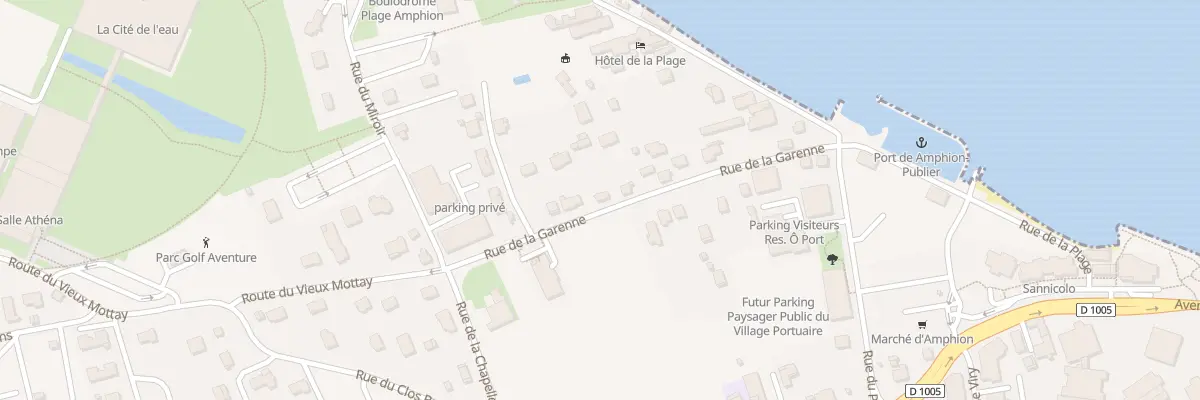 Plan du 200 Rue de la Garenne à Publier