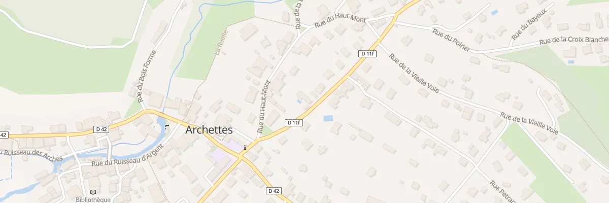 Plan du 137 Rte de Mossoux à Archettes