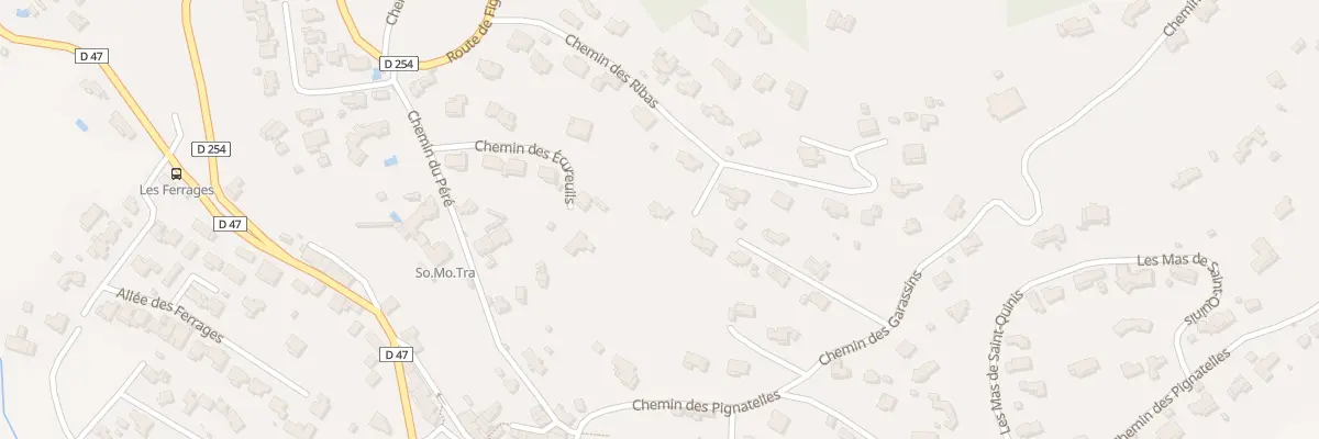 Plan du 214A Che des Ribas à La Motte