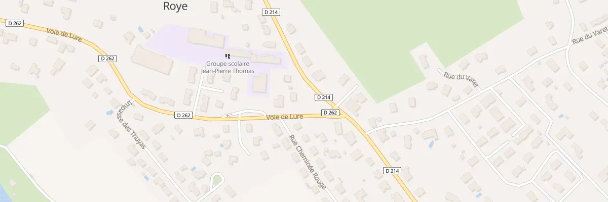 Plan du 2 Rue Voie de Lure à Roye