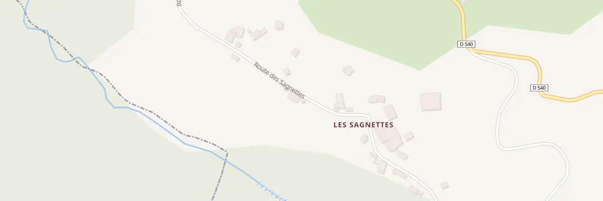 Plan du 5456 Les Sagnettes aux Orres