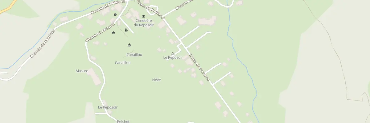 Plan du 258 Rte de Prariand au Reposoir