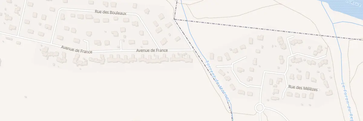 Plan du 679 Av de France à Marnaz