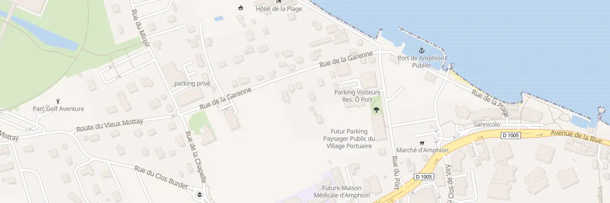 Plan du 139 Rue de la Garenne à Publier