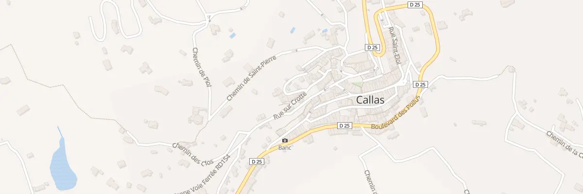 Plan du 5049 Pl Saint-Pierre à Callas