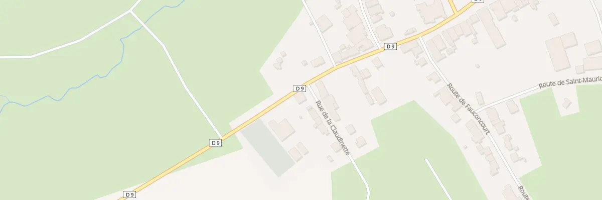 Plan du 6 Rue de la Claudinette à Clézentaine