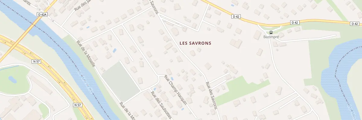 Plan du 280 Rue des Savrons à Archettes