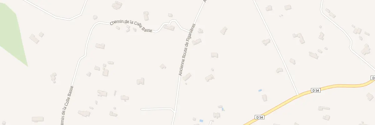 Plan du 305 Ancienne Rte de Figanieres à La Motte