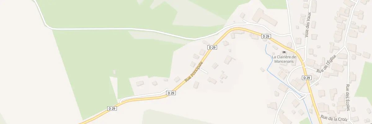 Plan du 22 Rue Principale à Mancenans