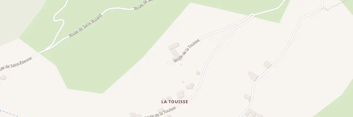 Plan du 5392 La Touisse à Châteauroux-les-Alpes