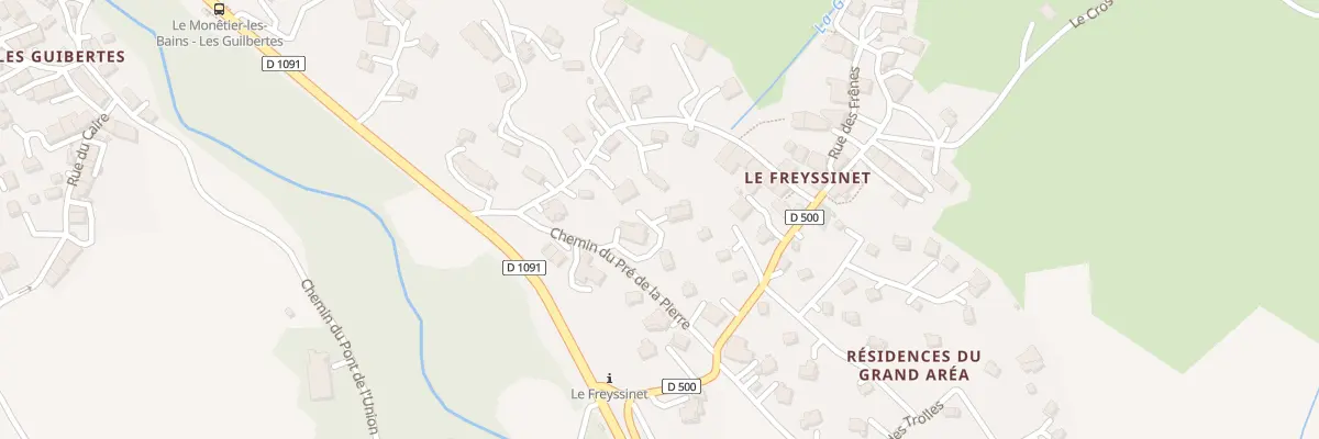 Plan du 111B Che du Pré la Pierre au Monêtier-les-Bains