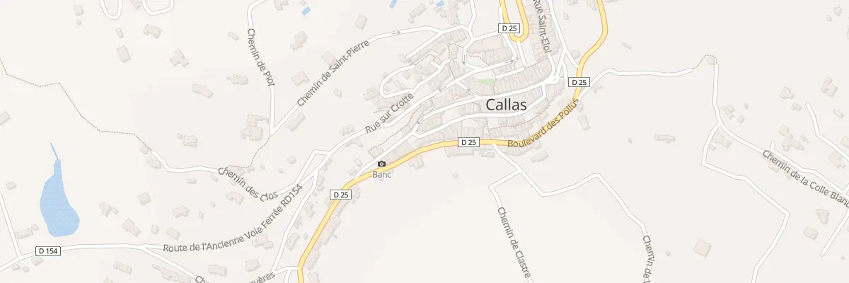 Plan du 25 Rue Font Giraude à Callas