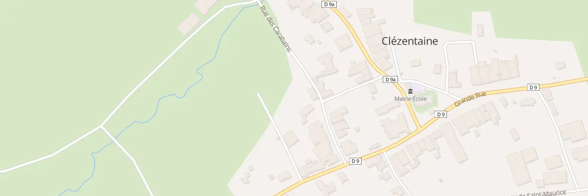 Plan du 105 Rue des Carabains à Clézentaine