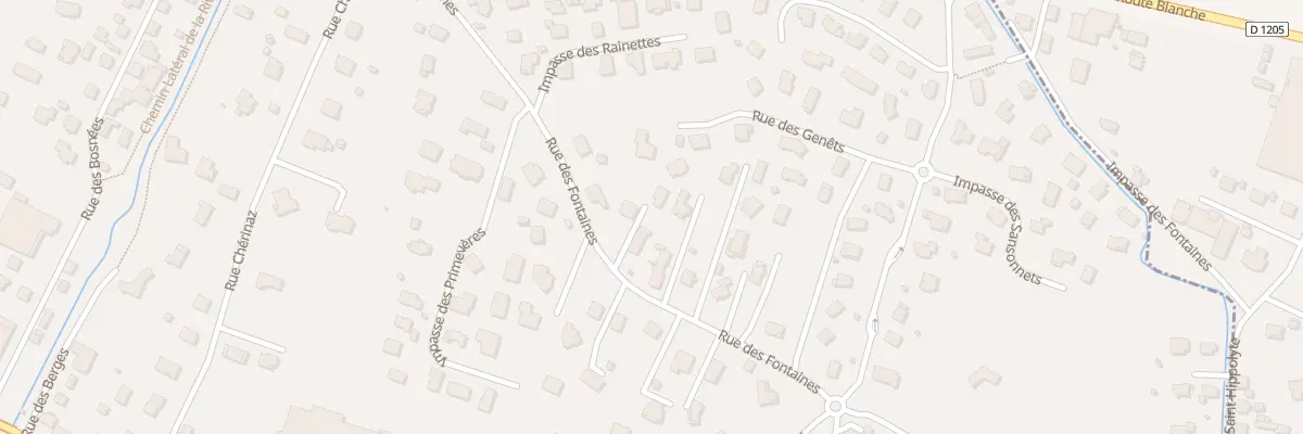 Plan du 324 Rue des Fontaines à Marnaz