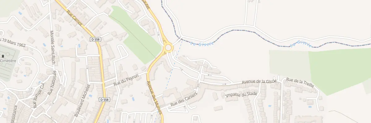 Plan du 9013 Av de la Giscle à Cogolin