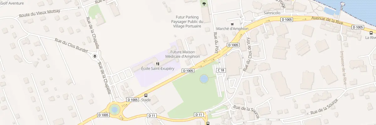 Plan du 815 Av de la Rive à Publier