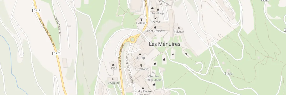 Plan du 1111 Av de la Croisette aux Belleville