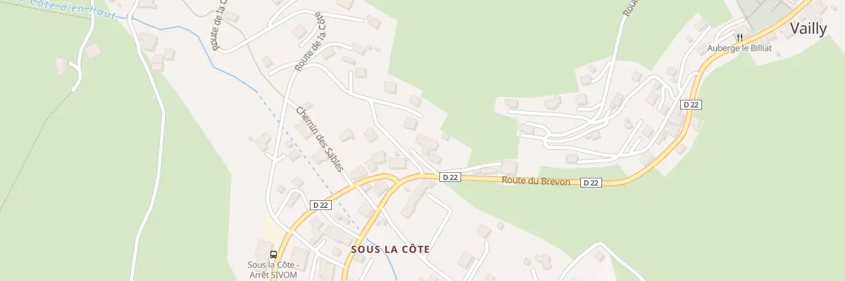 Plan du 600 Rte du Brevon à Vailly