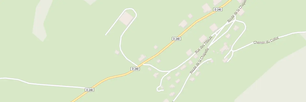 Plan du 5034 Au Village à Plaimbois-Vennes