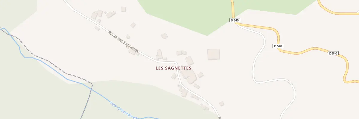 Plan du 5313 Les Sagnettes aux Orres