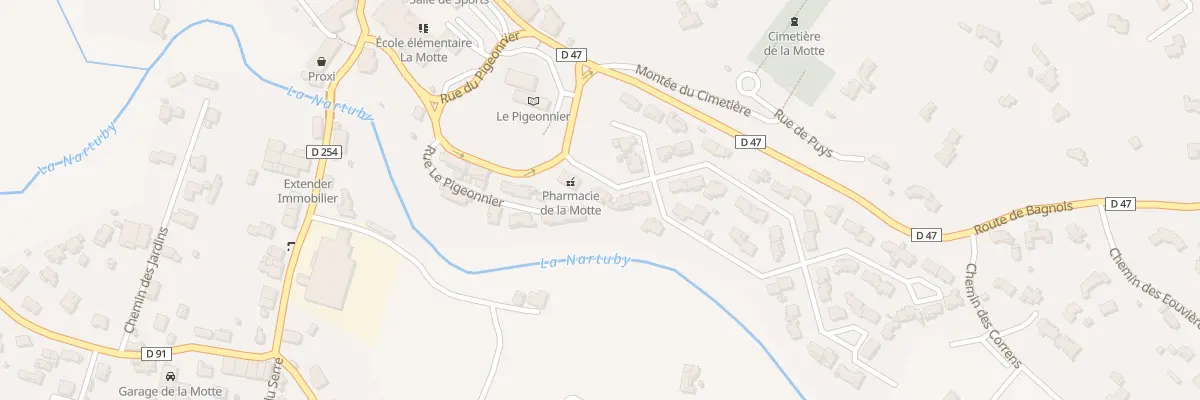 Plan du 3 Lot les Hauts de la Nartuby à La Motte
