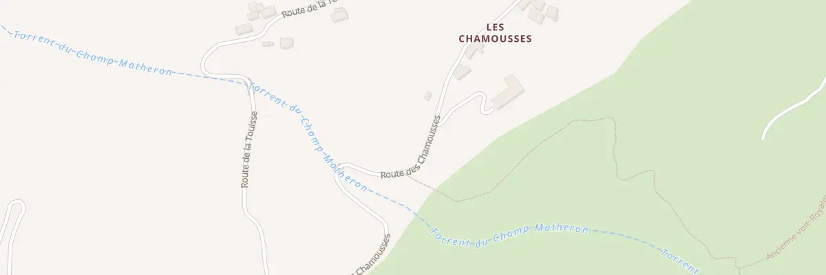 Plan du 5424 Les Chamousses à Châteauroux-les-Alpes