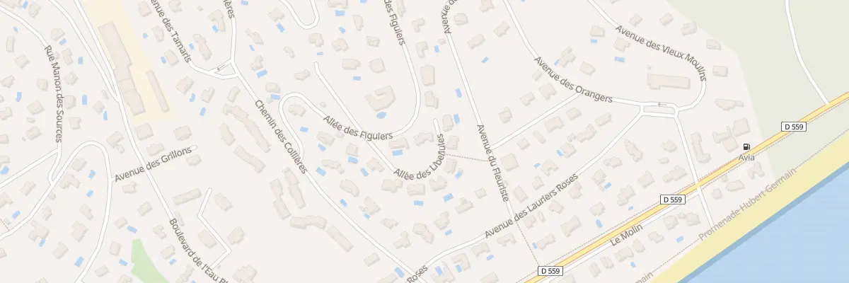 Plan du 125 All des Libellules à Cavalaire-sur-Mer