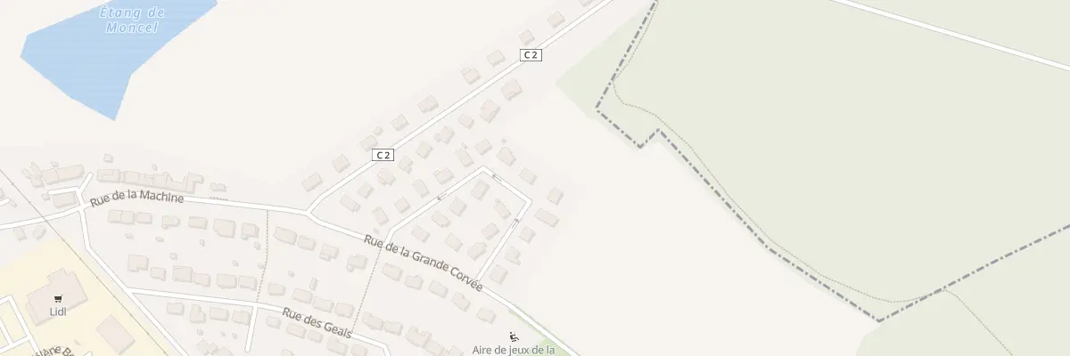 Plan du 12 Rue des Mésanges à Moncel-lès-Lunéville