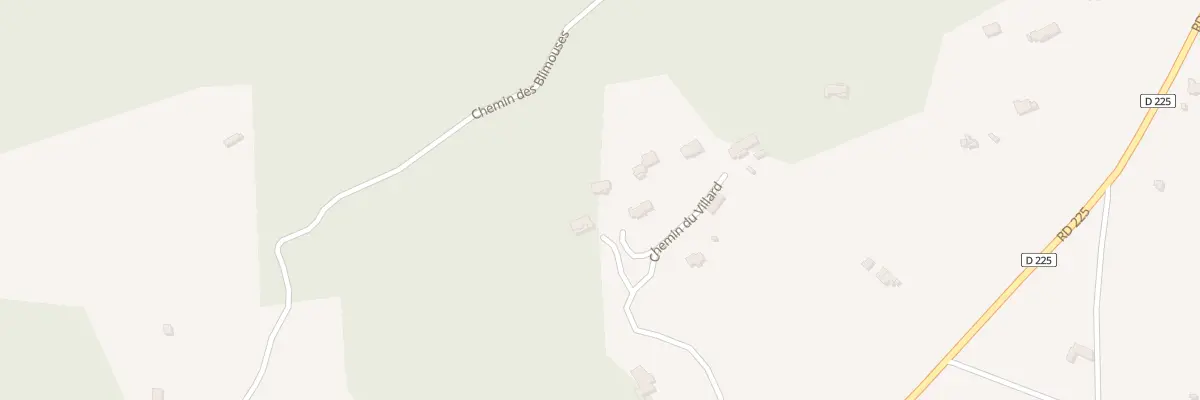 Plan du 6095 Le Villard à Callas