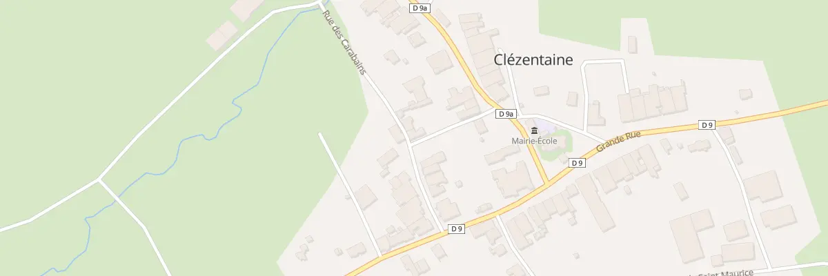 Plan du 102 Rue des Carabains à Clézentaine