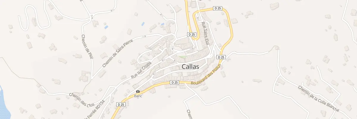 Plan du 5190 Grande Rue à Callas