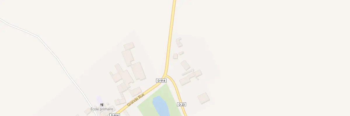 Plan du 3B Grande Rue à Arracourt