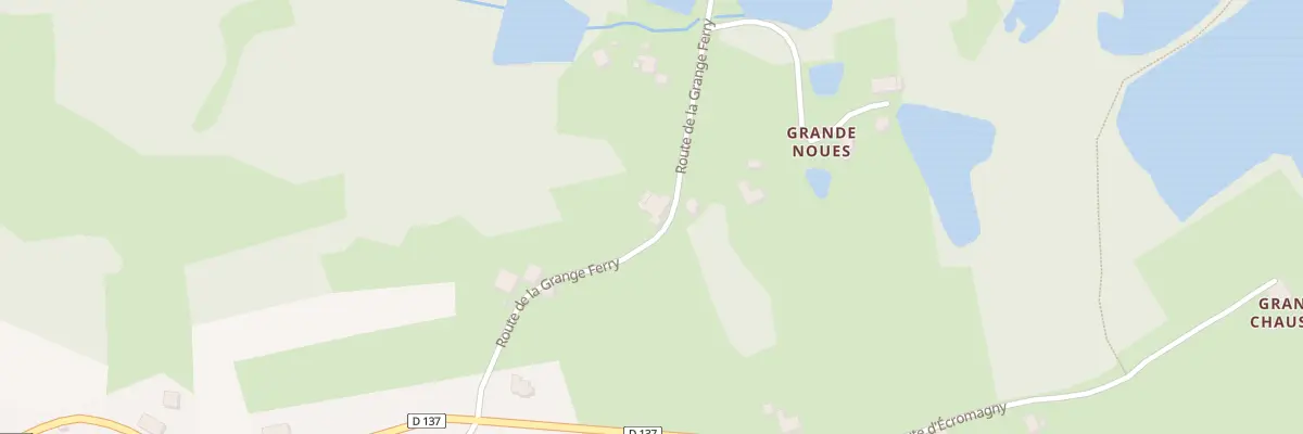 Plan du 6 Rte de la Grange Ferry à La Lanterne-et-les-Armonts