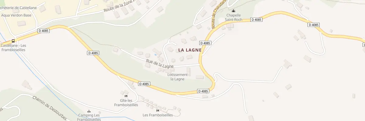 Plan du 5066B La Lagne à Castellane