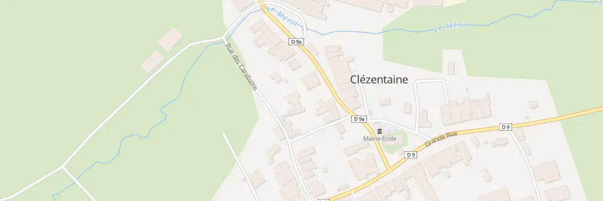 Plan du 155 Rue de la Grand’Fontaine à Clézentaine