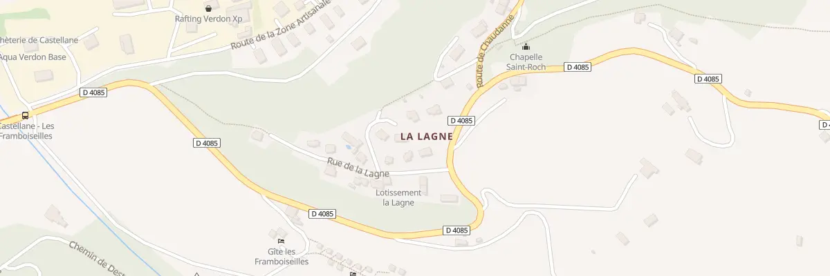 Plan du 7058 La Lagne à Castellane