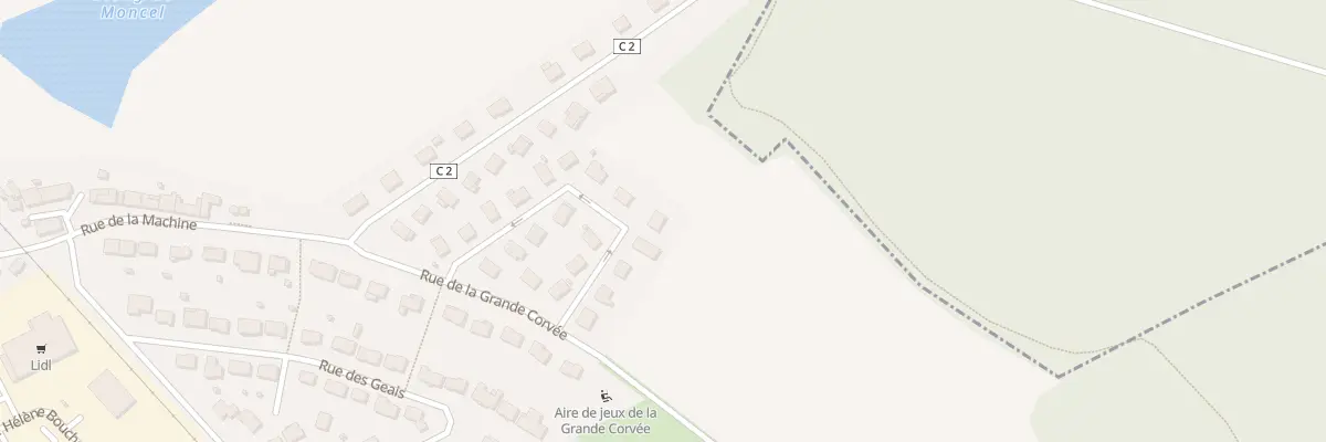 Plan du 13 Rue des Mésanges à Moncel-lès-Lunéville