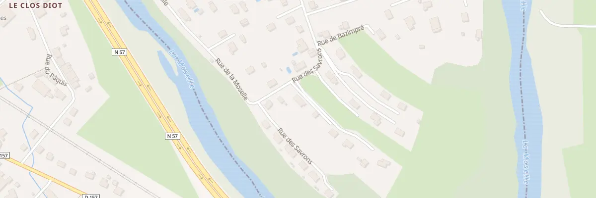 Plan du 643 Rue des Savrons à Archettes