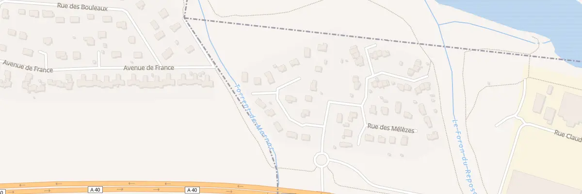 Plan du 224 Rue de la Pointe d’Orchex à Scionzier